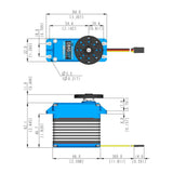 D845WP Giant Digital Cored Servo 227g 50kg/0.17s 4.8V - 7.4V