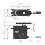 DB961WP Standard Digital Brushless Servo 90g 55kg/0.15s 4.0V - 8.4V