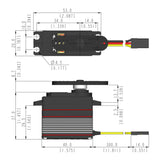 D955TW Standard Digital Coreless Servo 66g 29kg/0.12s 4.8V - 7.4V