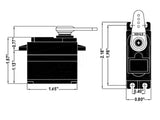 HS-646WP Standard Analogue Cored Servo 60g 11.6kg/0.17s 6.0V - 7.4V