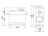 HS-5625MG Standard Digital Cored Servo 60g 9.4kg/0.14s 4.8V - 6.0V