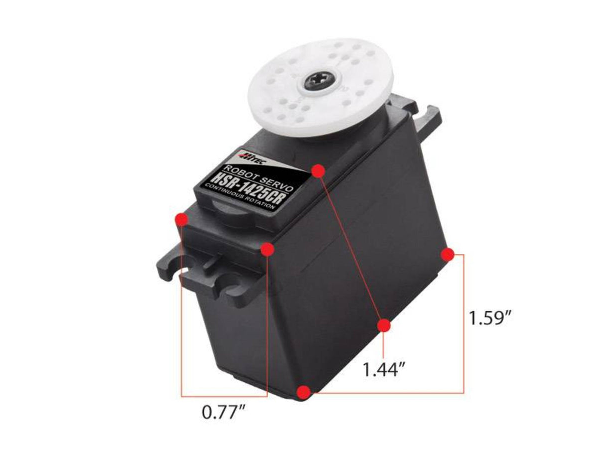 HSR-1425CR Standard Analogue Cored Servo 41.7g 3.4kg/0.87s 4.8V - 6.0V