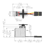 HS-40 Ultra Micro Analogue Cored Servo 4.8g 0.8kg/0.1s 4.8V - 6.0V