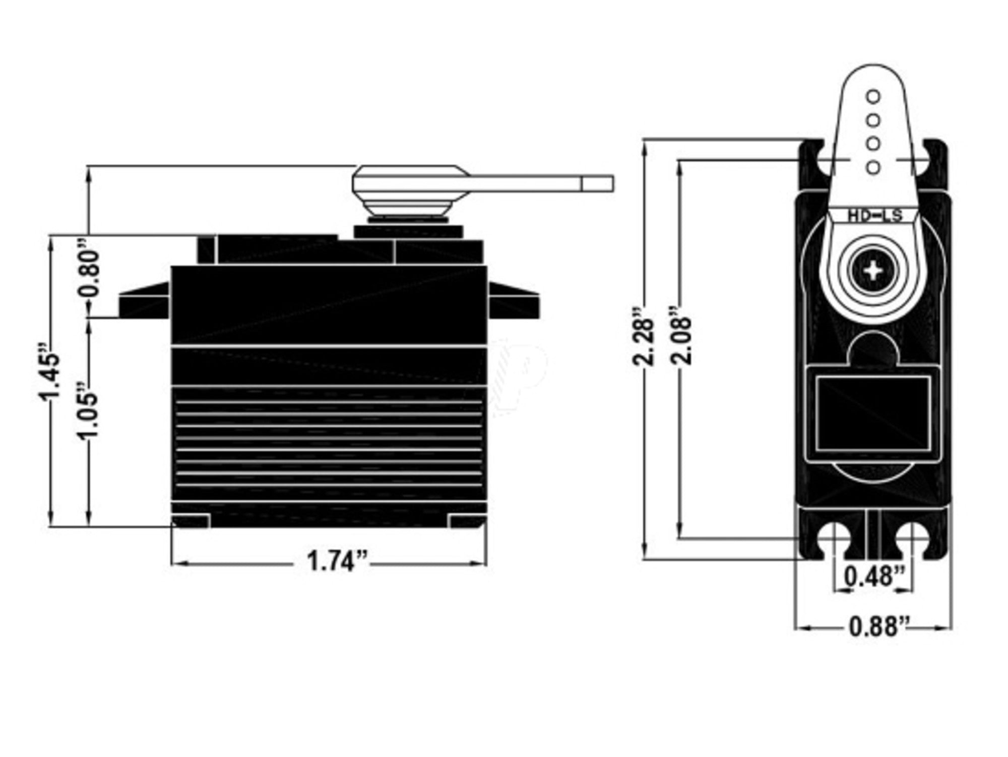 Hitec.uk - HS-7980TH Standard Digital Coreless Servo 78.2g
