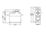 HS-82MG Micro Analogue Cored Servo 19g 3.4kg/0.1s 4.8V - 6.0V