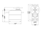 HS-225BB Mini Analogue Cored Servo 27g 4.8kg/0.11s 4.8V - 6.0V